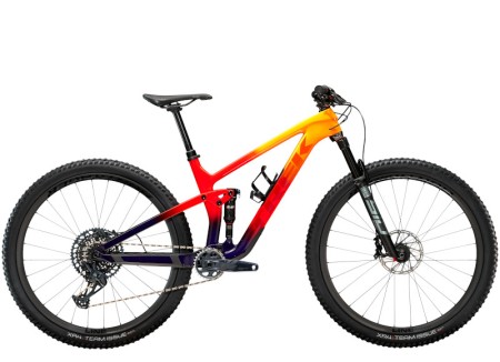 TREK TOP FUEL 9.8 GX Marigold to Red to Purple Abyss Fade 2022