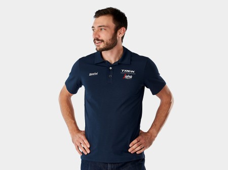 Pánské týmové triko s límečkem SANTINI  Trek-Segafredo NAVY